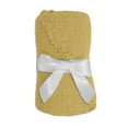 thumbnail image 2 of LR Home Yellow Shag Diamond Lightweight Cotton Throw Blanket, 50" x 60", 2 of 9