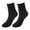 Black-mfdNd, variant on OJSFQUFP Crew Slouch Socks Women Retro Scrunch Short Sock Soft Solid Ankle