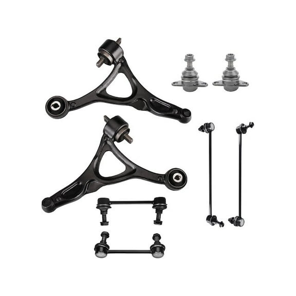 Control Arm Ball Joint Tie Rod and Sway Bar Link Kit - Compatible with 2003 - 2011 Volvo XC90 Sport Utility 4-Door 2004 2005 2006 2007 2008 2009 2010
