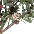 thumbnail image 3 of Northlight 30" Mixed Foliage with Berries and Pinecones Artificial Christmas Spray, 3 of 5