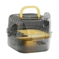 thumbnail image 1 of Milaget 2 Layers Multifunctional House Small Animal Cage for Rats Small Animals Mice yellow, 1 of 9