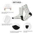 thumbnail image 4 of Vsdgher Boba Milk Tea Unisex Crew Socks Lightweight Breathable Ventilation Ankle Socks, Mid-calf socks for Daily, 4 of 7
