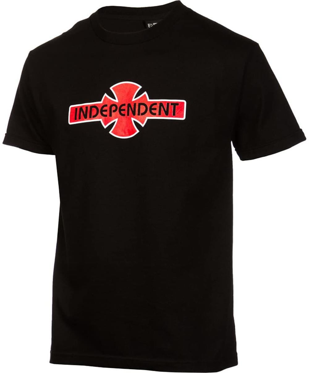 Independent Trucks OGBC LOGO Skateboard Shirt BLACK/RED LARGE 