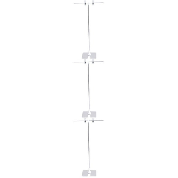 3 PCS Banner Holder Portable Telescopic Poster Stand 30.00X29.00X13.50CM