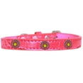 thumbnail image 3 of Dog, Puppy  Pet Designer Croc Widget Collar, "Pink Daisies", 3 of 10