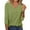 Green, variant on UVEASISHA Womens 3/4 Sleeve Shirt Solid Color V Neck Casual T Shirts Loose Comfy Spring Summer Fall Basic Tees L