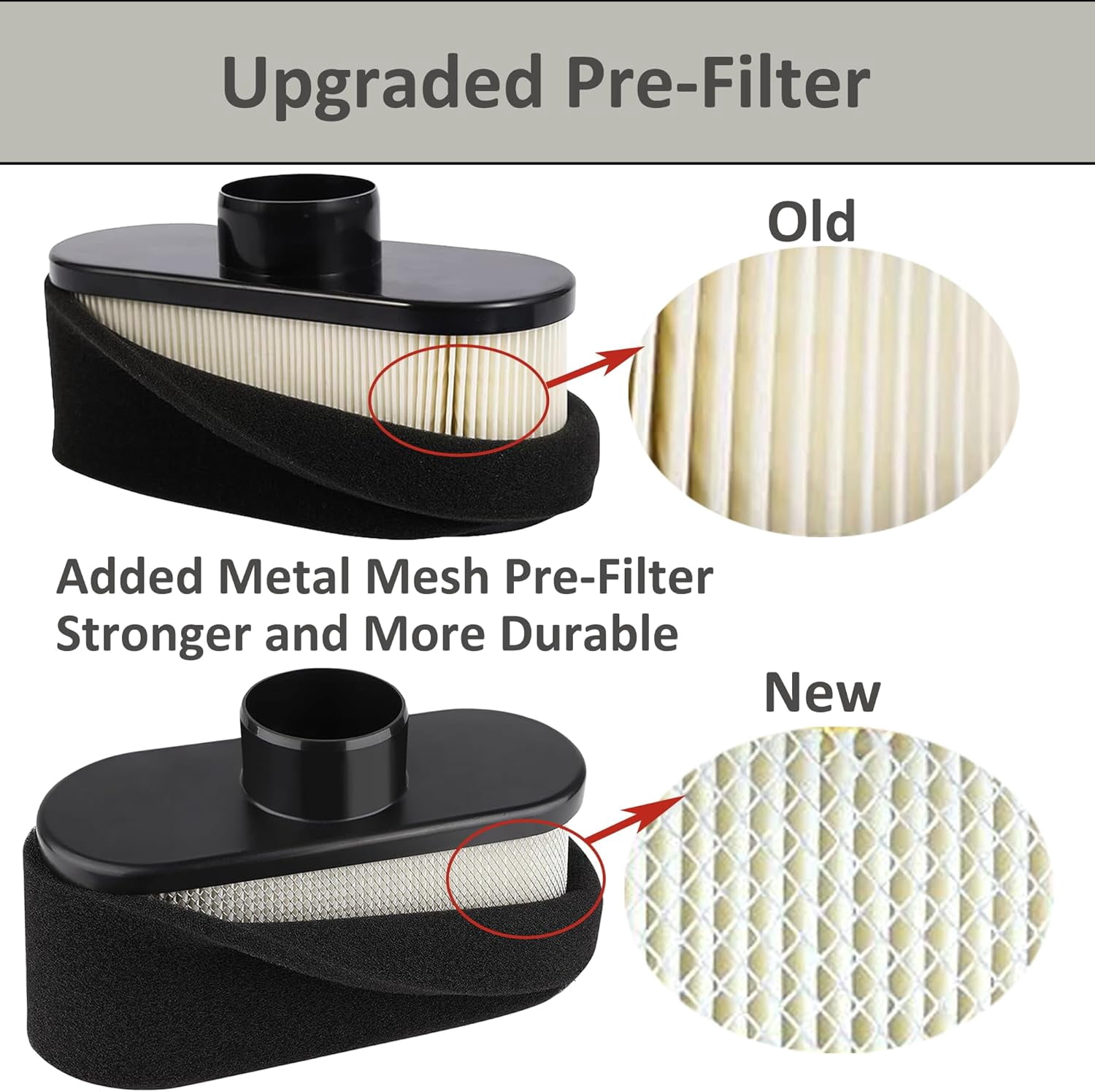 Air Filter Tune Up Kit Compatible with Husqvarna Z254F Parts,Gravely Zero Turn Mower Accessories Parts.Oil Filter for Kawasaki FR691V RF651V FR730V FS481V FS541V FS600V FS730V 49065-7007