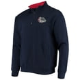 thumbnail image 2 of Men's Colosseum Navy Gonzaga Bulldogs Tortugas Logo Quarter-Zip Jacket, 2 of 3
