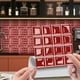 thumbnail image 1 of 10 pegatinas de azulejos de cristal autoadhesivas para pared., 1 of 9