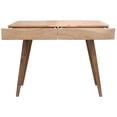 thumbnail image 3 of Benedict Acacia Solid Wood 2 Drawer Desk in White Wash Finish, 3 of 8