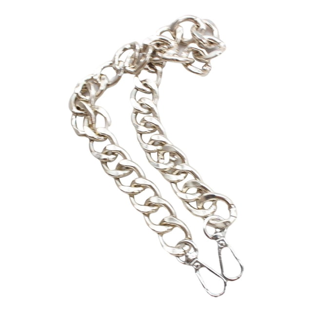 Yinanstore Replacement Flat Chain Strap with Buckles, Perfect for DIY Metal Shoulder Body Bag Hand Bag Purse Replacement - 60cm Multi