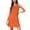 Orange, variant on Summer Dresses for Women Solid Color Beach Fashion Elegant Mid Length Round Neck Sleeveless Casual Dress Activewear,Orange,M