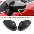 thumbnail image 2 of For Mitsubishi Eclipse Cross 2018-2022 Rearview Side Mirror Cover Wing Cap Exterior Door Rear View Case Trim Carbon Fiber Look, 2 of 7