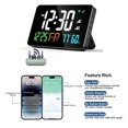 thumbnail image 4 of relayinert Electronic Clock Desk With Dual Alarm And Temperature Display Featuring Dual Alarm Clock Clock Table white light, 4 of 6