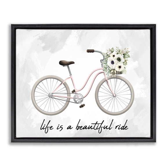 Stupell Industries French Country Black Floating Frame Canvas Art, 21 x 17, by Kim Allen