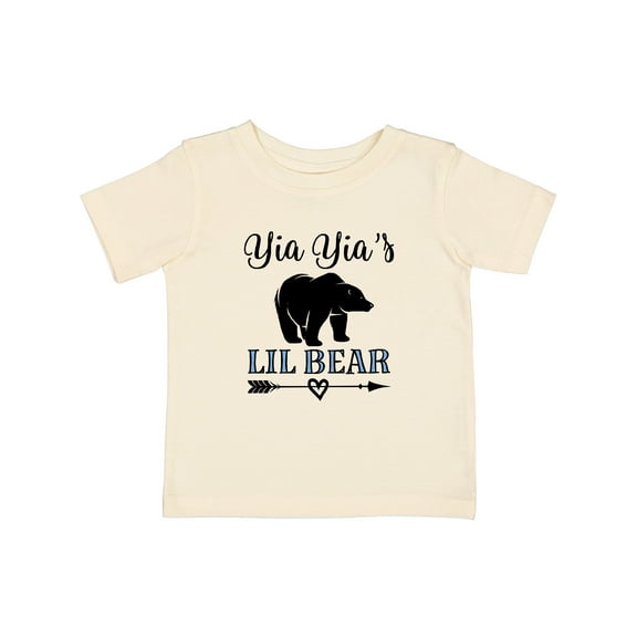 Inktastic Yia Yias Lil Bear Boys Grandson from Yiayia Boys Baby T-Shirt