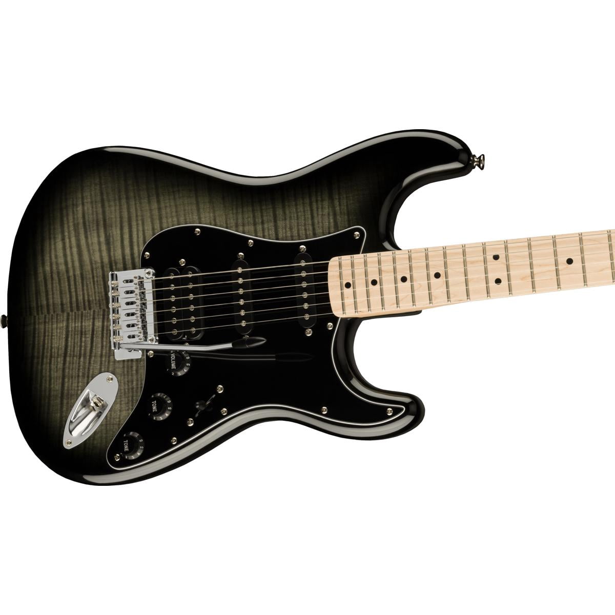 Squier Affinity Series Stratocaster FMT HSS Maple Fingerboard Electric Guitar Black Burst