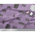 thumbnail image 2 of Soimoi Poly Georgette Fabric Tree,Jar & Bottle Vintage Print Sewing Fabric Yard 52 Inch Wide, 2 of 3