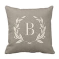thumbnail image 1 of BSDHOME Cute Modern Rustic Laurel Wreath Christmas Pillowcase Cover 18x18 inch, 1 of 1