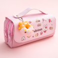 thumbnail image 1 of Útiles escolares Kawaii Papelería Escuela Estuches de lápices para niñas Bolsas Plumas Lindo Papelería coreana Fundas Tienda de suministros Estética hola suerte  unisex, 1 of 2