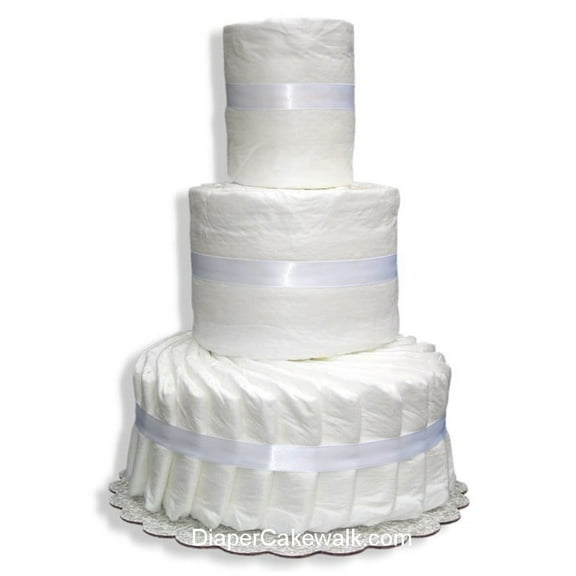 3 tier Do-It-Yourself Diaper Cake