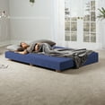 thumbnail image 3 of Jaxx Alon Daybed - Fold-Out Sleeper Chaise with Premium Memory Foam Queen-Size Mattress - Made in the USA, Navy, 3 of 5