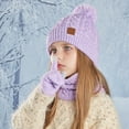 thumbnail image 6 of Kids Winter Hat Gloves Scarf Set, Warm Lined Hat Gloves Knit Neck Warmer for 3-10 Years Boys and Girls, 6 of 6