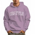 thumbnail image 6 of Men's 100% Cotton SEATTLE Hoodie 330g Thick Pocket Hood, 6 of 16