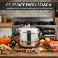 thumbnail image 6 of 4.5/8Qt Aluminum Pressure Cooker with Exhaust Valve And Multiple Protections Suitable for Stovetop Pressure Cooker Ideal for Cooking Family Meals Or Catering Events Pressure Cooker Compatible with Ga, 6 of 9