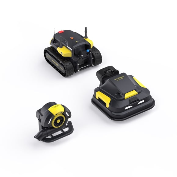 YARBO Robot Lawn Mower and Robotic Blower with Modular Design, Auto-Charging, AI Multi-Zone Mapping & RTK for Navigation