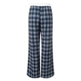 thumbnail image 6 of QGJZVUNL Women's Plaid Checkered Pants Baggy Sweatpants with Pockets Wide Leg Pajama Pants Size M, 6 of 6