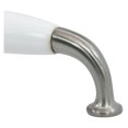 thumbnail image 3 of Kitchen Cabinet Pulls 10 Pack - 3-3/4" Hole Sumo Arch White Brushed Handles - 4-3/8" Length Drawer Pulls for Cabinets, Dresser, Bathroom - P007996BN, 3 of 5