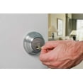 thumbnail image 3 of Kwikset Deadbolt Lock 660-3S Single Cylinder SmartKey - Bright Brass Finish, 3 of 9