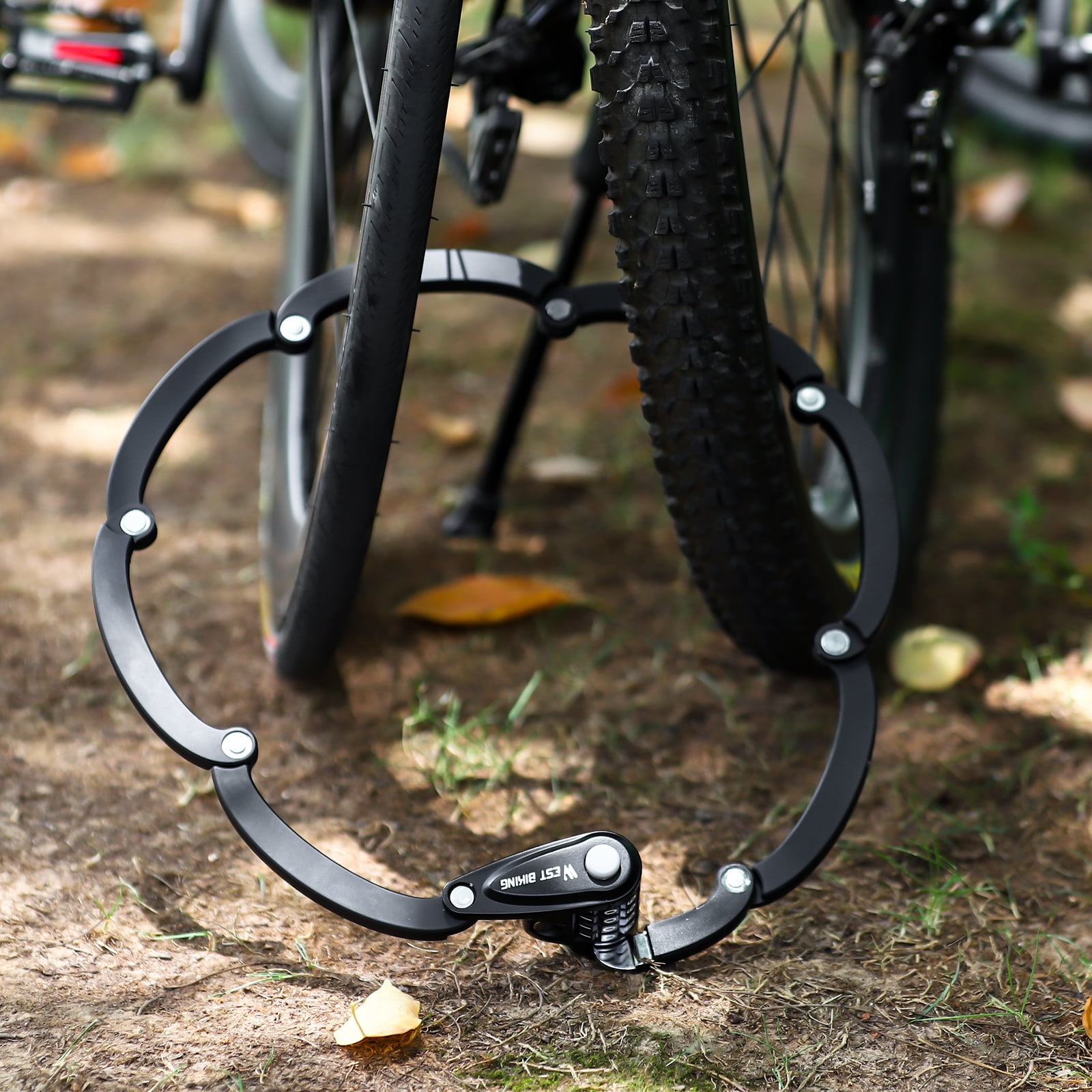 West biking online foldable bike lock