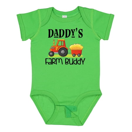

Inktastic Daddy Farm Buddy Cute Tractor Gift Baby Boy or Baby Girl Bodysuit