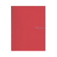 thumbnail image 1 of EcoQua Notebooks spiral grid, raspberry, 5.8 in. x 8.25 in. (pack of 5), 1 of 1