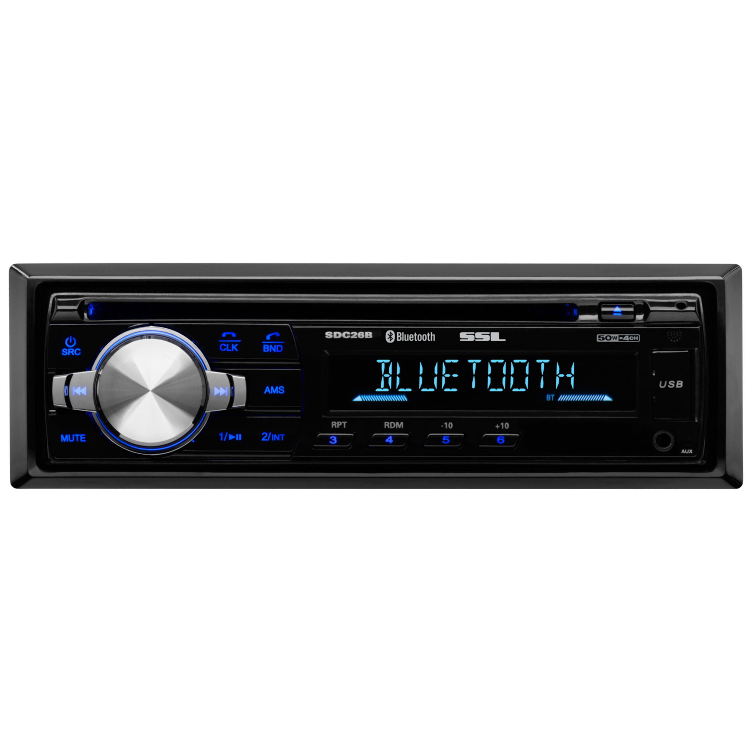 Sound Storm Laboratories SDC26B Car Stereo, Bluetooth CD, USB, AUX Input,  AM/FM 