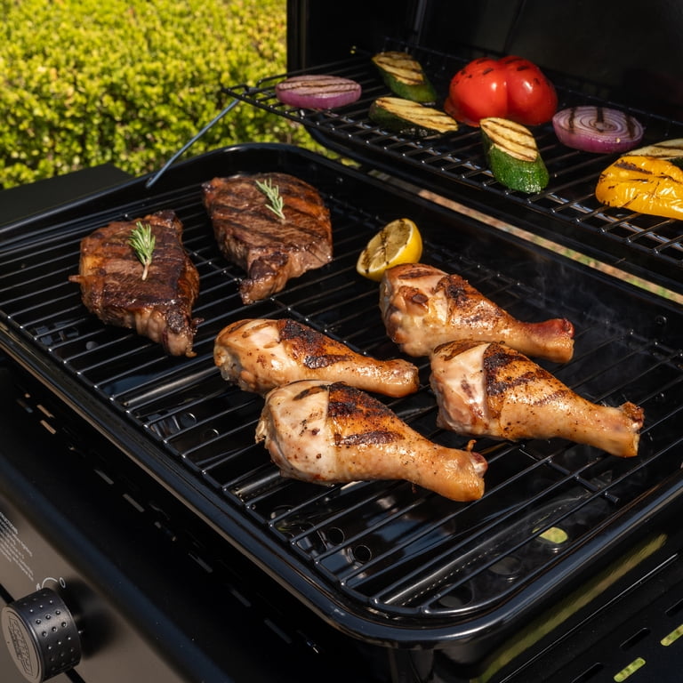 3-Burner Propane Gas Grill with Wheels, Side Shelves - Walmart.com