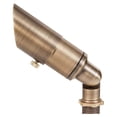 thumbnail image 5 of Cast Brass 12V Mini Outdoor Spotlight (Bronze) with 2W 175 Lumen 2700K Warm White MR8 LED Bulb for Low Voltage Landscape Lighting of House, Yard, Trees, Bushes, Shrubs, Columns or Patio, 5 of 7