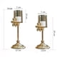 thumbnail image 2 of Candelabros de metal y cristal for centros de mesa de boda, decoración for mesas, fiestas e iglesias., 2 of 6