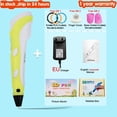 thumbnail image 1 of Bolígrafo 3D para niños, bolígrafo de impresión de dibujo 3D con pantalla LCD, juguetes de filamento PLA Compatible para niños, regalo de cumpleaños de Navidad Tan Jianjun unisex, 1 of 2