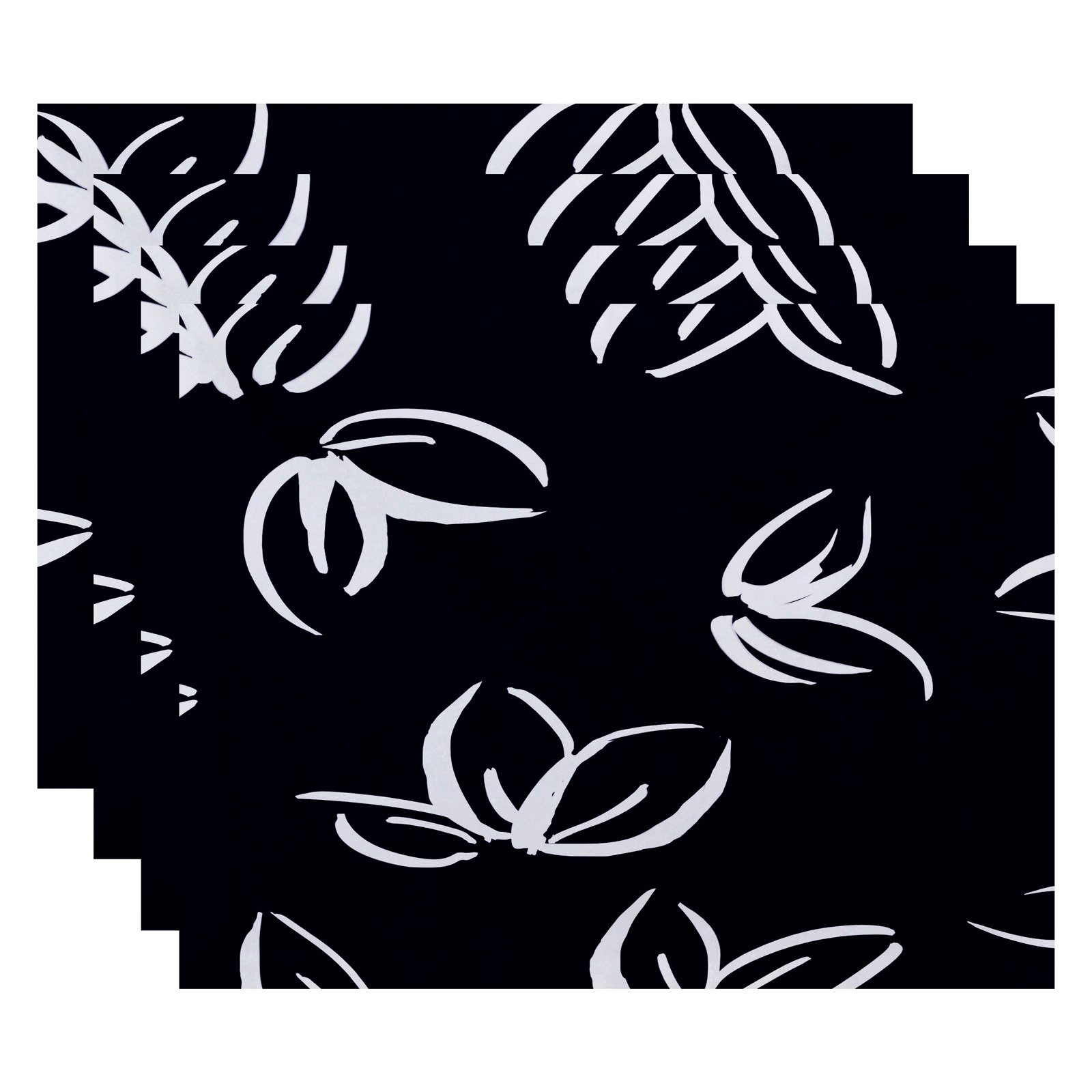 Simply Daisy 18" x 14" Eva Floral Print Placemat (Set of 4)