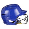 thumbnail image 3 of EvoShield XVT Batting Helmet Gloss Finish with Facemask, Royal, Small and Medium, 3 of 5