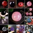 thumbnail image 2 of K-KED 60mm Natural Clear Quartz Crystal Ball Healing Mineral Gemstone Sphere W/ Stand, 2 of 9