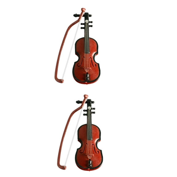 FELTECHELECTR Violin Themed Party Decorations Abs 2Pcs 3.2In