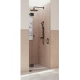thumbnail image 2 of Halo 30 in. x 78 in. Glass Hinged Glass Shower Enclosure, 2 of 6