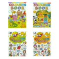 thumbnail image 1 of Lovely Cartoon Doodles Coloring Books Portable Color Filling Books for Kids Boys Girls, 1 of 5