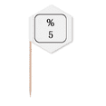 thumbnail image 1 of Keyboard Symbol 5 Art Deco  Fashion Toothpick Flags Cupcake Picks Party Celebration, 1 of 3