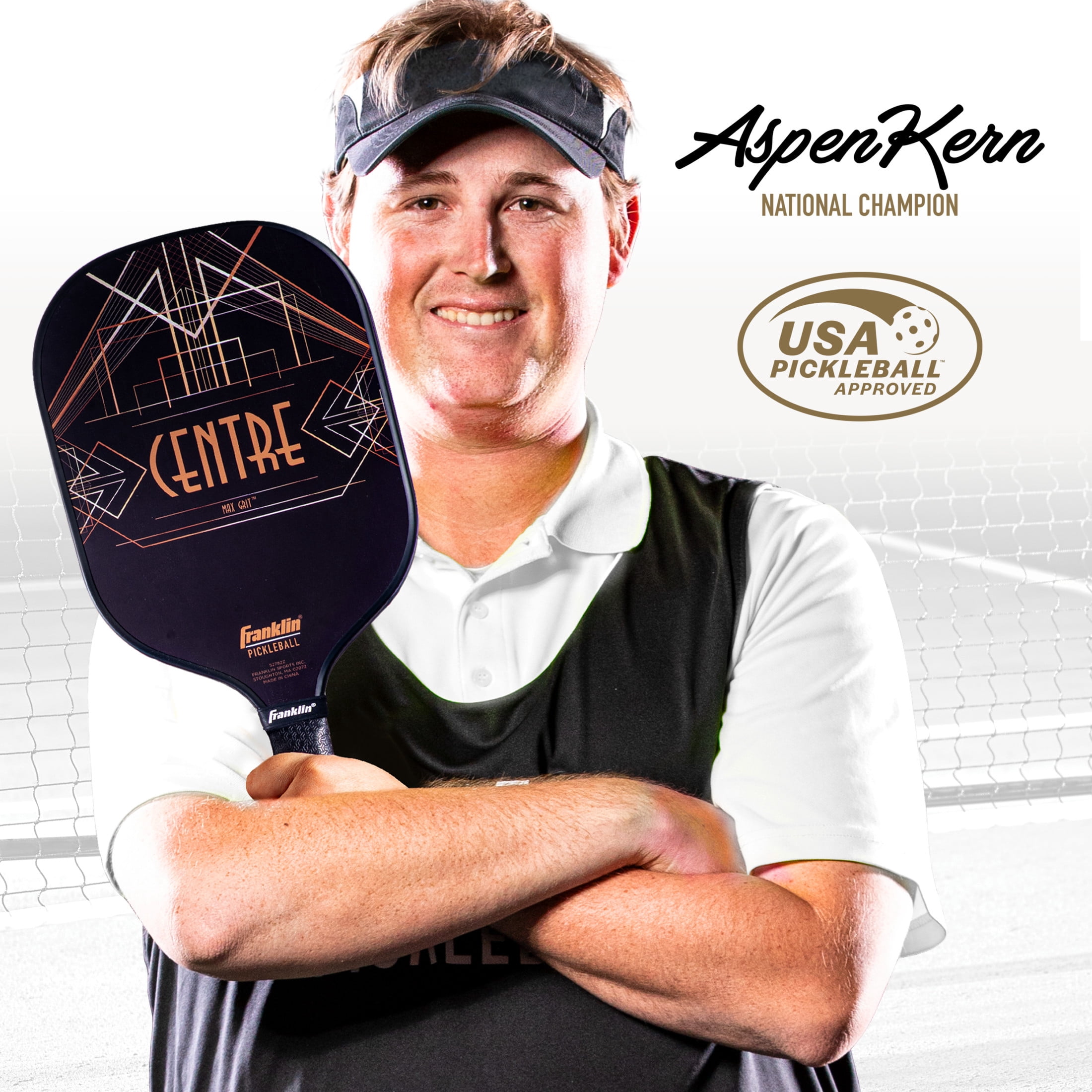 Franklin Sports Pro Pickleball Paddle - Centre Carbon Fiber 13mm Core
