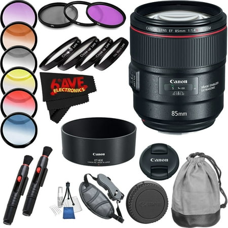 Image of Canon EF 85mm f/1.4L IS USM Lens International Version (No Warranty) Professional Accessory Combo